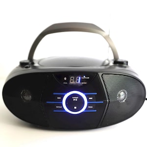 vintage 1990s BOOMBOX Jensen brand CD player am/fm radio -- tested & working -- ships for FREE in the U.S.A.