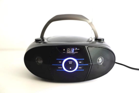 vintage 1990s BOOMBOX Jensen brand CD player am/fm radio -- tested & working -- ships for FREE in the U.S.A.