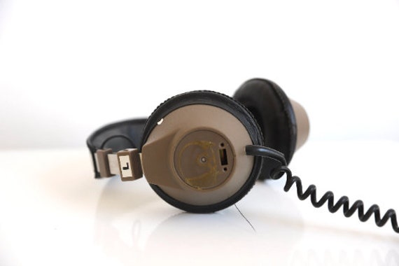 Vintage 60s 70s STEREO Stereo Headphones CLASSIC Stereo Headphones TESTED and Working Perfectly Etsy UK