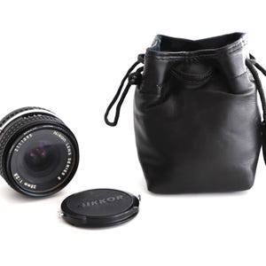 vintage NIKON Series E wide angle 28mm 1:2.8 slr vintage 60s 70s lens -- very clean -- FREE shipping U.S.A