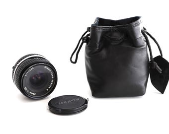 vintage NIKON Series E wide angle 28mm 1:2.8 slr vintage 60s 70s lens -- very clean -- FREE shipping U.S.A