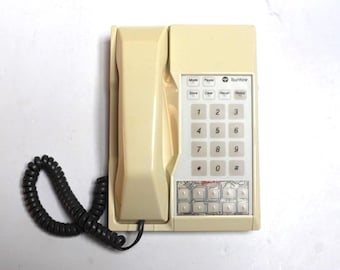 vintage 1980s TELEPHONE unique phone landline phone -- free shipping U.S.A