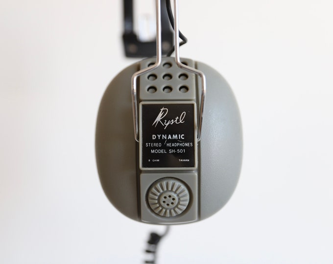 Vintage 60s 70s STEREO Stereo Headphones CLASSIC Stereo Headphones TESTED, and Working Perfectly