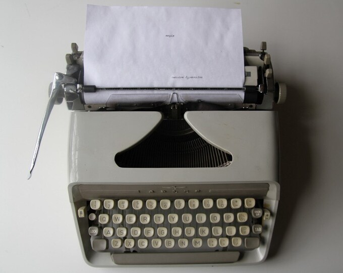 1960s Vintage CURSIVE TYPE Adler Brand Typewriter - Etsy