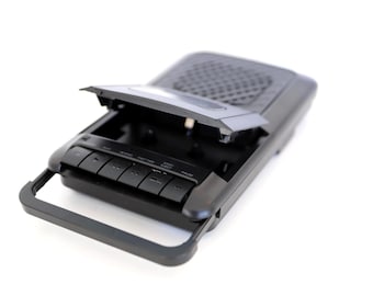 vintage 1990s CASSETTE player and recorder battery operated -- TESTED and in great condition -- FREE shipping U.S.A.