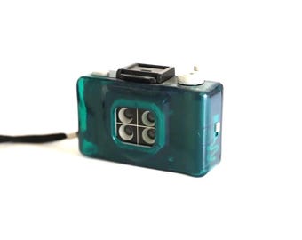 vintage LOMO quad camera LOMOGRAPHY 35 mm camera -- semi transparent