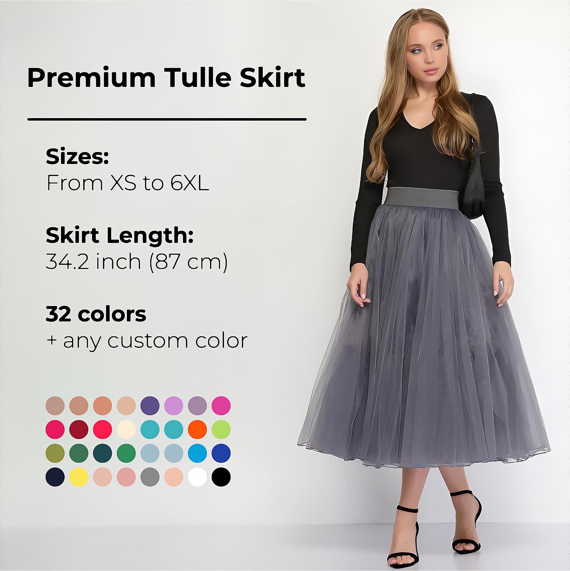 Gray Tulle Skirt - Etsy Gray Tulle Skirt - Etsy