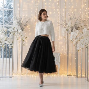 Black Maxi Puffy Skirt - Etsy Black Maxi Puffy Skirt - Etsy