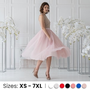 Custom tulle skirt, Tulle skirt women, Tulle midi skirt, Maxi tulle skirt, Adult tutu skirt, Wedding tulle skirt, Pink blush skirt