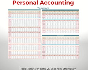 Modèle de comptabilité personnelle Google Sheets : budget et suivi des dépenses