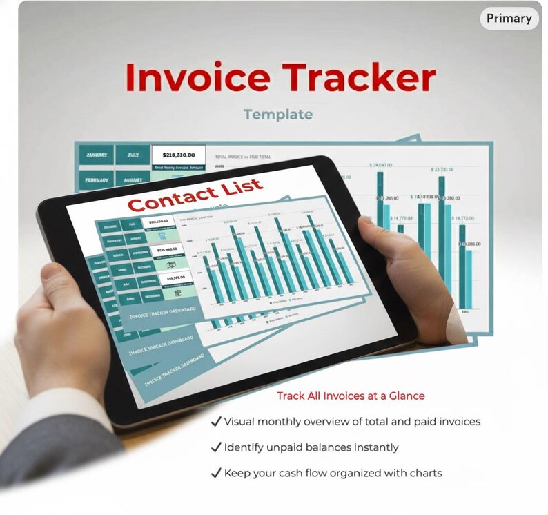 Invoice Tracker Spreadsheet | Payment & Billing Dashboard | Google ...