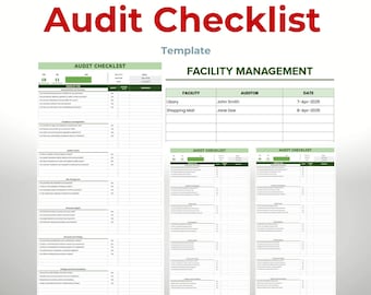 Audit Checklist Template | Google Sheets Internal Audit Tool