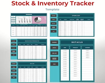 Inventory Tracker Template: Google Sheets Dashboard for Small Business