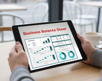 Business Balance Sheet Template | Google Sheets Financial Dashboard