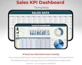 Performance Dashboard for Google Sheets — Metrics Tracker and Reporting System