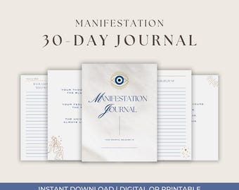 30 Day Manifestation Journal - Etsy UK