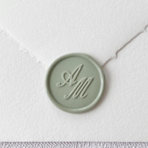 Custom Wax Seal Stickers, Personalized Initials Wax Seals, Monogram Wax Seal Stickers, Self-Adhesive Wax Seals for Wedding Invitations