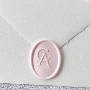 Personalisierte Wachssiegel-Aufkleber, Personalisierte Initialen-Wachssiegel, Monogramm-Wachssiegel-Aufkleber, Selbstklebende Wachssiegel für Hochzeitseinladungen