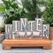 Winter Wonderland Block Letter Sign, Winter Decor, Winter Decoration ...