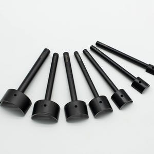 Semi-circle leather end punch, Leather end punch, Half circle strap punch edger, Half-round punching tool, Half-round  leather cutter punch