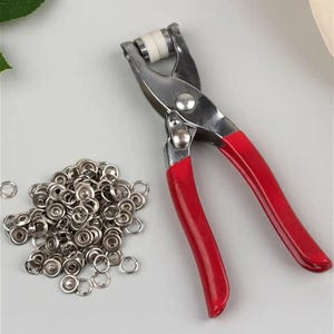 Snap button pliers, Eyelet pliers tool, Button press tool, DIY snap fastener, Grommet installation tool,Fabric snap tool,Leather button tool