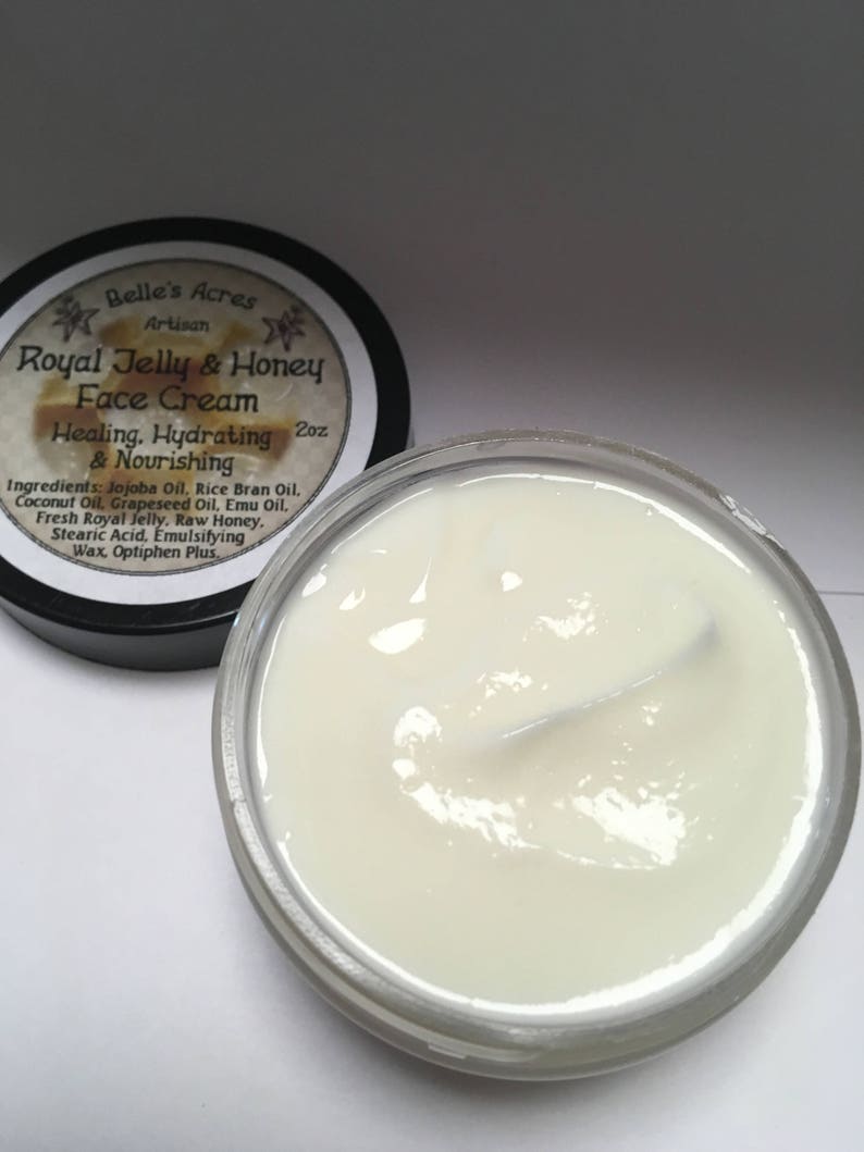 Royal Jelly & Raw Honey Face Cream Etsy