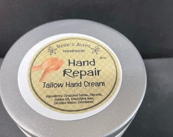 Tallow Hand Cream Thick Rich & Intense Moisture