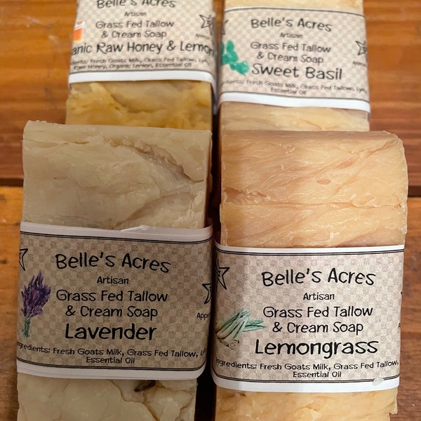 Grassfed Tallow & Cream Soap