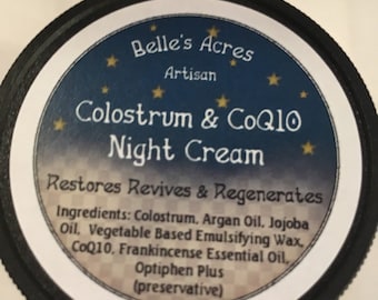 Crème de Nuit Colostrum & CoQ10