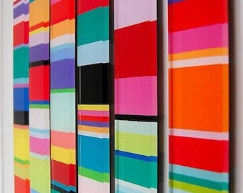 equalizer modern wall sculpture
