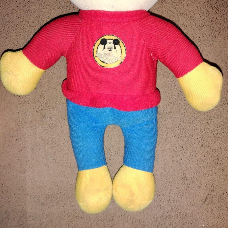 Vintage Knickerbocker 1976 Mickey Mouse Club Plush Walt Disney Stuffed Doll -D image 2