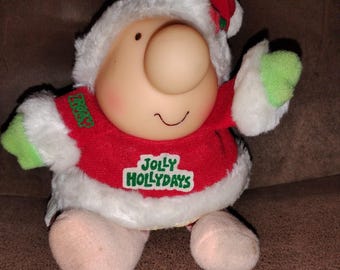 VTG 6" Ziggy Jolly Holidays American Greetings Forget Me Not Plush '86 - Y