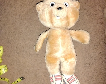 VINTAGE Alvin & the Chipmunks THEODORE 11" Plush Stuffed Animal Toy 1983 -D