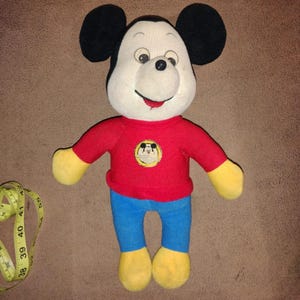 Vintage Knickerbocker 1976 Mickey Mouse Club Plush Walt Disney Stuffed Doll -D image 1