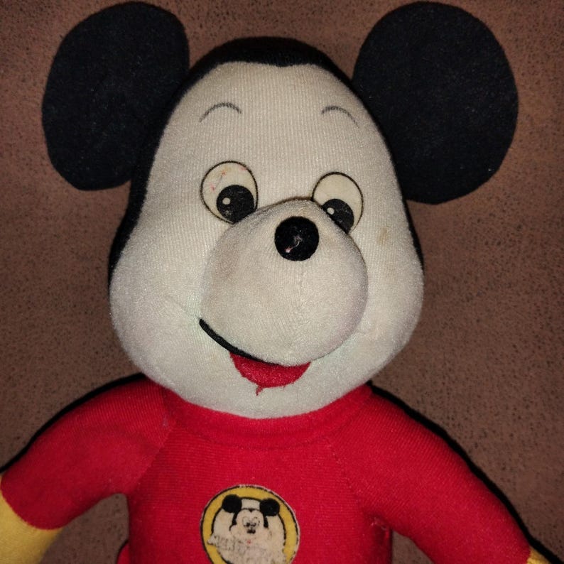 Vintage Knickerbocker 1976 Mickey Mouse Club Plush Walt Disney Stuffed Doll -D image 3
