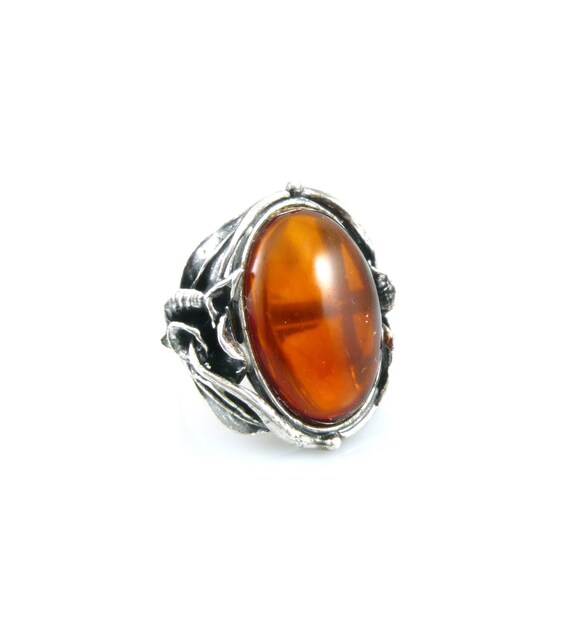 BIG Vintage 1980s Signed Poland Handmade Sterling