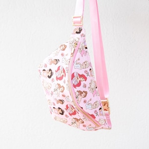 Sac banane géant Princesse - Ariel Aurora Jasmine Elsa Belle Tiana