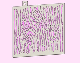 DIGITAL FILE - Woodgrain pattern parchment paper embosser - STL file for 3D printing