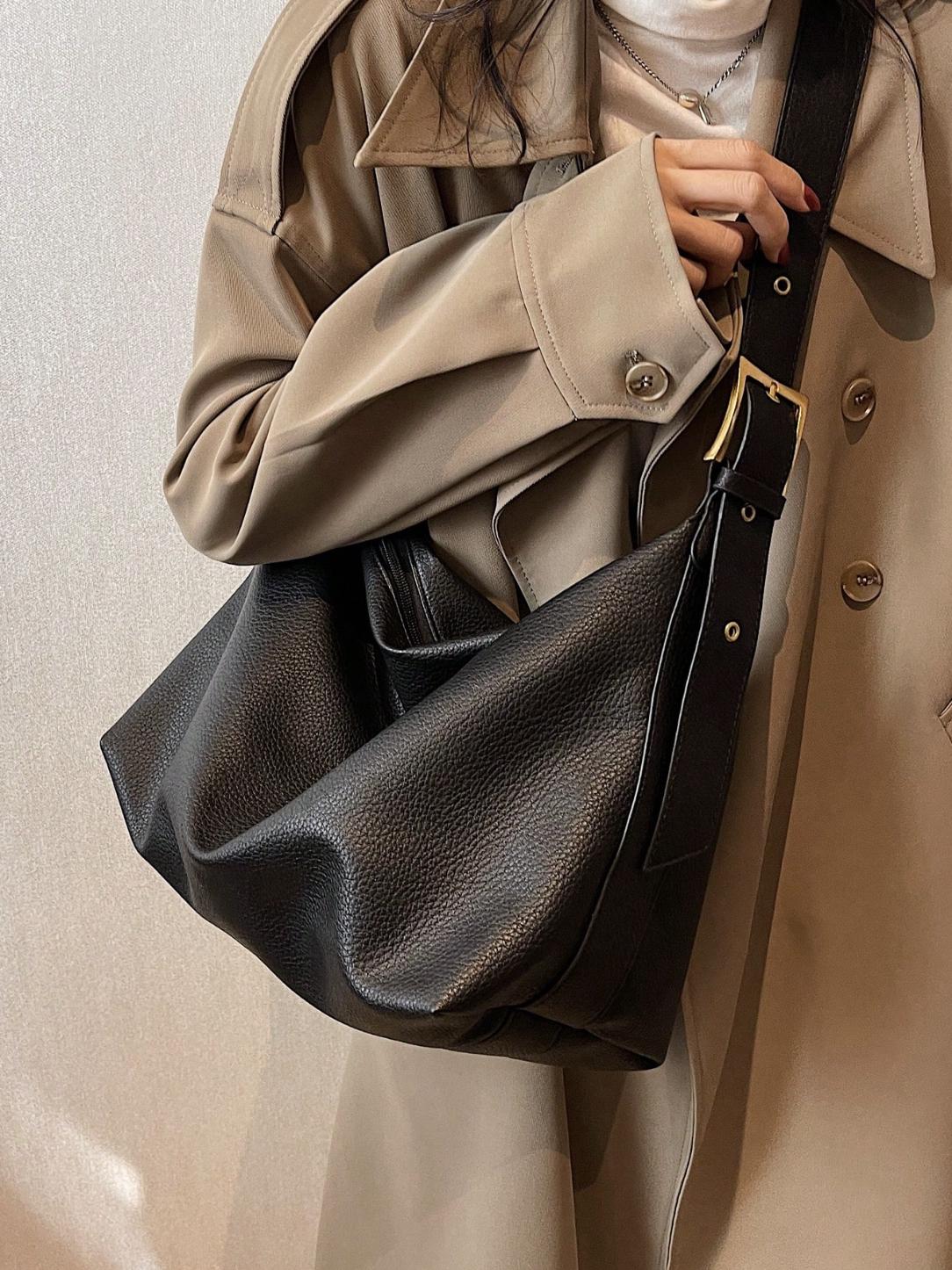 Coach black leather crossbody bag - Etsy 日本