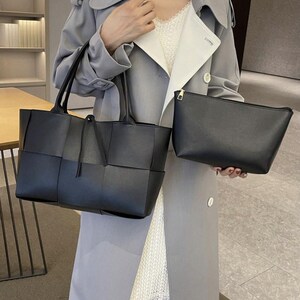 Bolso de mano de piel vegana suave para mujer, bolso de hombro para mujer, bolso de mano holgado tipo hobo para la vida laboral, cartera para mujer, regalo de cumpleaños para ella