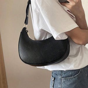 Mini Hobo Bag aus Leder Made in der Türkei, Elegante Abendtasche, Schicke Handtasche, Nachttasche, Sac Cuir, Handwerkertasche, Geschenk für Sie