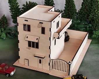 1/64スケールジオラマ用のモダンな家 - Etsy 日本