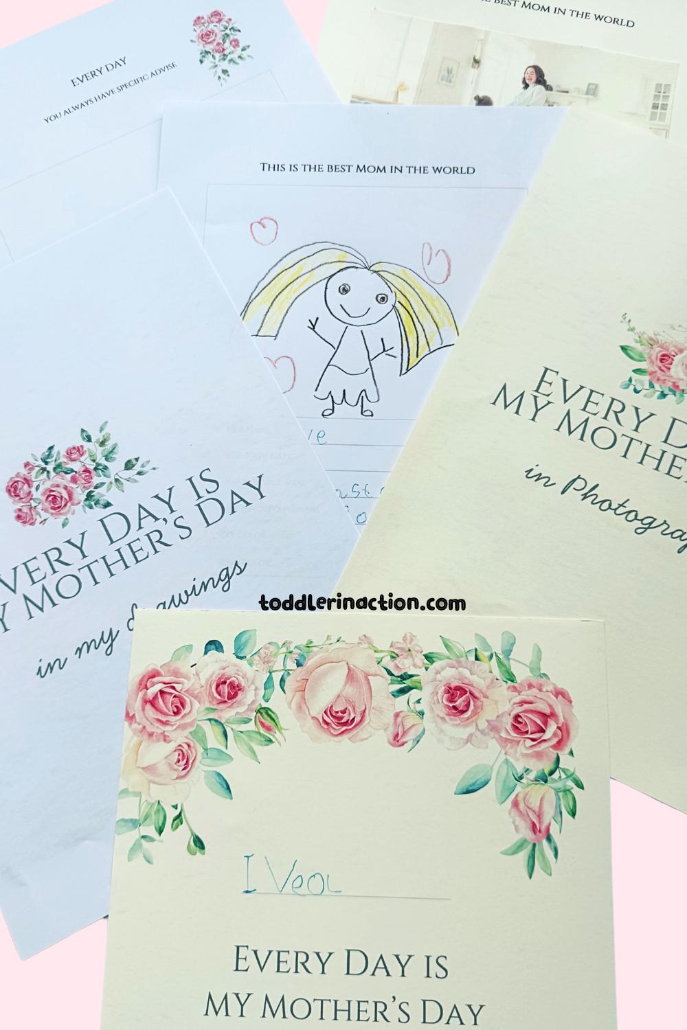 Every Day is My Mother's Day - the Book for Mom - Printable Book for ...