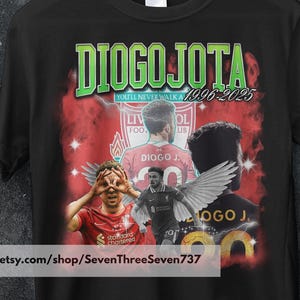 RIP Diogo Jota Shirt, Rest in Peace, Portugal, Diogo Jota T-Shirt, Memorial Shirt 1996-2025, Liverpool Player Fan Gift, Soccer Tribute Tee