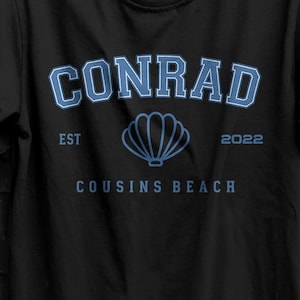 Cousins Beach T-shirt,The Conrad Club,The Summer I Turned Pretty Season 3 Shirt, Team Steven, Team Jeremiah, Summer Vibes,Bookish Merch,