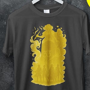 Clair Obscur Expedition 33 Dark Fantasy Tee - Gothic RPG T-Shirt, Warrior Shirt, Mysterious Game Merch, Dark Art Gift, Gamer Shirt, Clothing