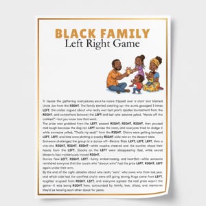 Fun party activity printable for kids and adults