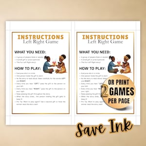 Left right story game for group party fun