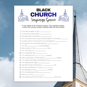 Family Reunion Games PDF featuring black church sayings and Bible trivia, ideal for teens, adults, and kids, making church events fun and engaging for all ages.