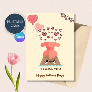 Carte personnalisée de fête des pères, carte imprimable de papa drôle, carte de jeu de mots numérique modifiable, paquet d'étiquettes de cadeau de boho, kit de téléchargement immédiat